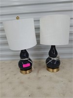 2 - 19" table lamps