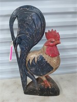 20" wooden rooster