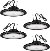 SENSAN led High Bay Light 150W 4PACK 5000K UFO LED