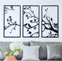 P374 Black Tree of Life Silhouette 40.5 x 22 in