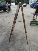 Keller wood a frame ladder.