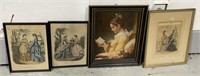 (SR) Women 1800s Prints Various Sizes