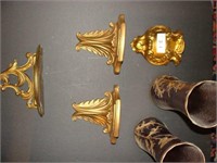 Gold Look Sconces