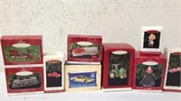 Hallmark keepsake ornaments in boxes