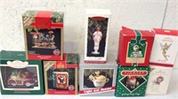 Hallmark keepsake ornaments in boxes