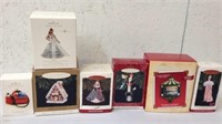 Hallmark keepsake ornaments in boxes