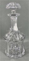 12in Cut Glass Decanter, A few Small Chips