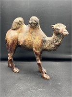 Extremely heavy camel figure metal