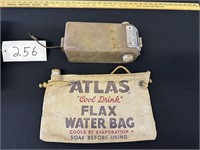 Atlas Flax Water Bag & Motorola 251 Car Radio
