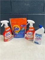 HOMEGOODS BOX LOT  (4) CLEANING SUPPLIES