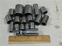 Snap On SAE Misc Sockets 1/2" & 3/8" Drive