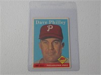 1958 TOPPS DAVE PHILLEY NO.116 VINTAGE