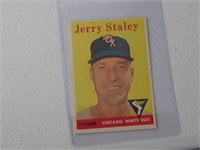 1958 TOPPS JERRY STALEY NO.412 VINTAGE