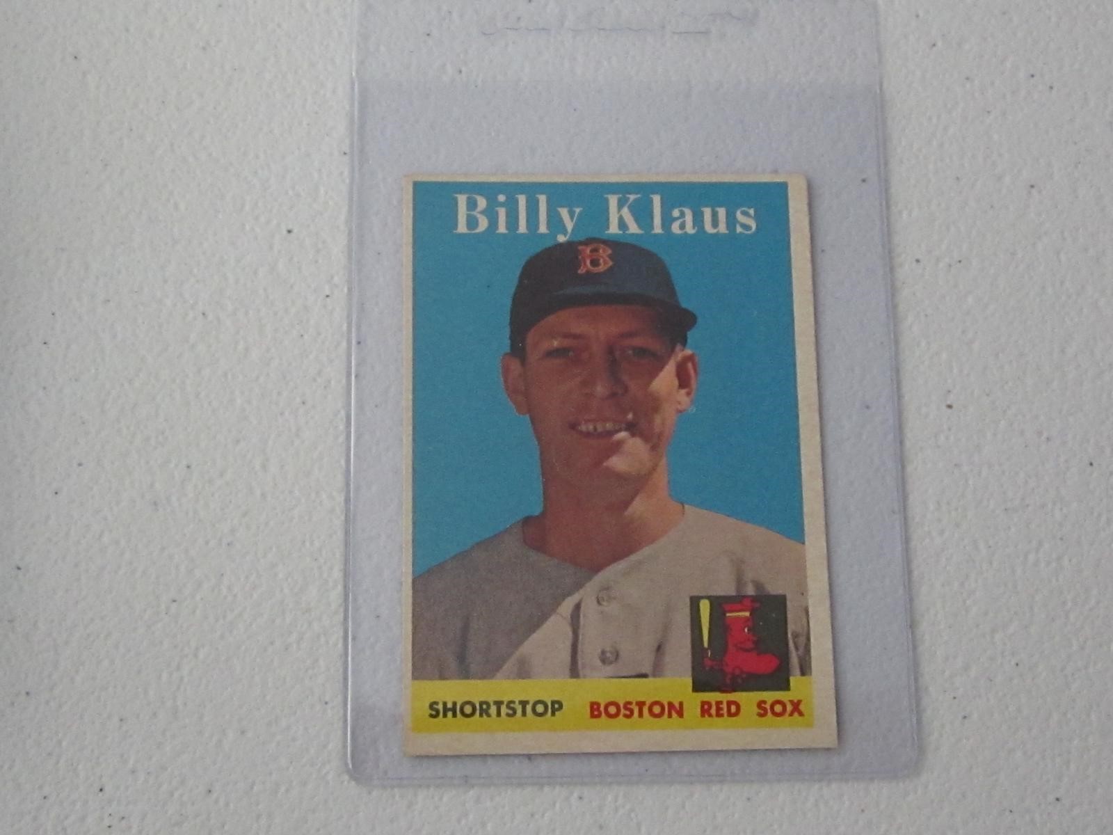 1958 TOPPS BILLY KLAUS NO.89 VINTAGE