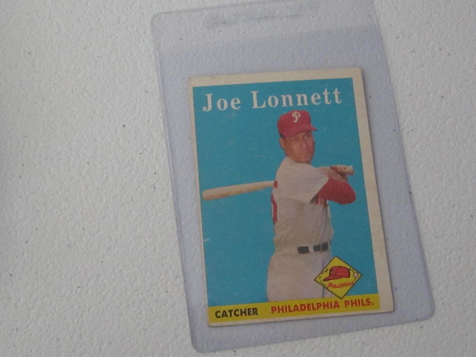 1958 TOPPS JOE LONNETT NO.64 VINTAGE