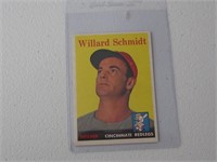 1958 TOPPS WILLARD SCHMIDT NO.214 VINTAGE