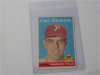 1958 TOPPS CURT SIMMONS NO.404 VINTAGE