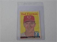 1958 TOPPS BUD FREEMAN NO.27 VINTAGE