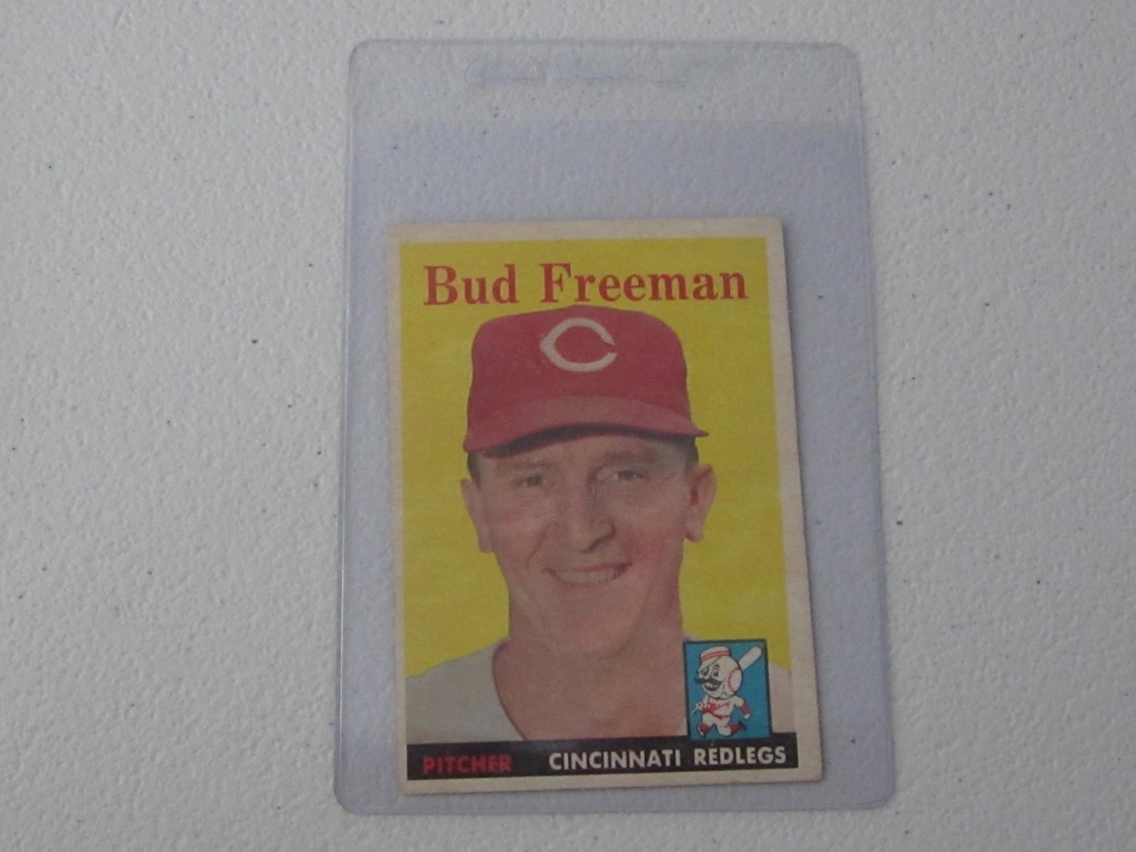 1958 TOPPS BUD FREEMAN NO.27 VINTAGE