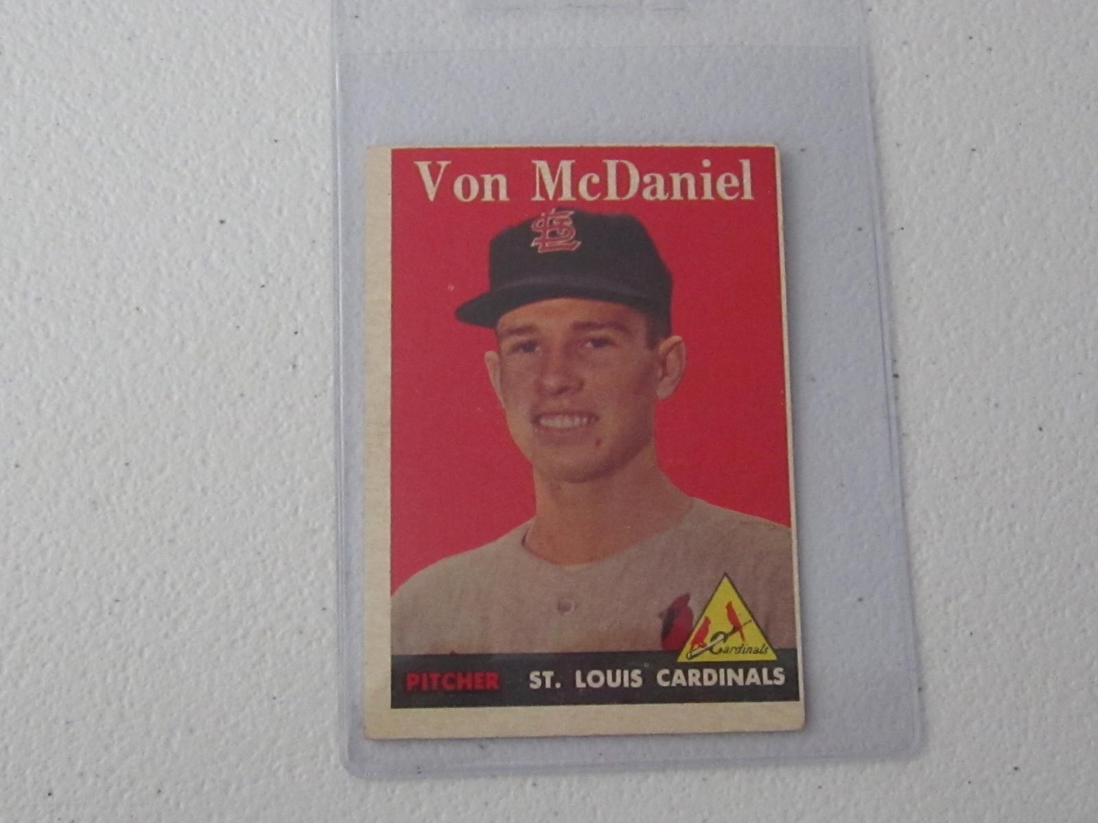 1958 TOPPS VON McDANIEL NO.65 VINTAGE