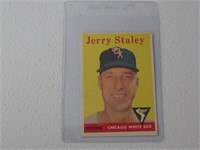 1958 TOPPS JERRY STALEY NO.412 VINTAGE