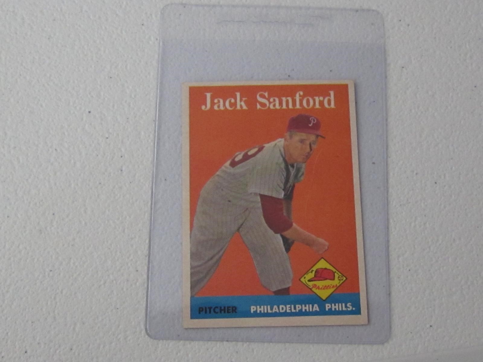 1958 TOPPS JACK SANFORD NO.264 VINTAGE