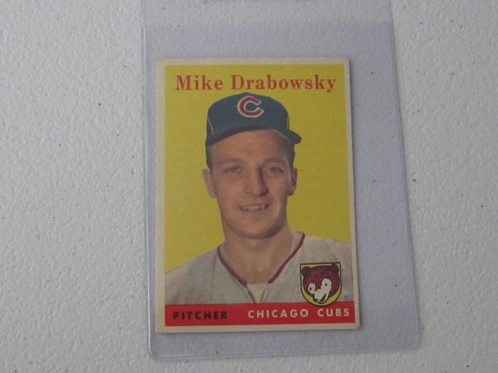 1958 TOPPS MIKE DRABOWSKY NO.135 VINTAGE