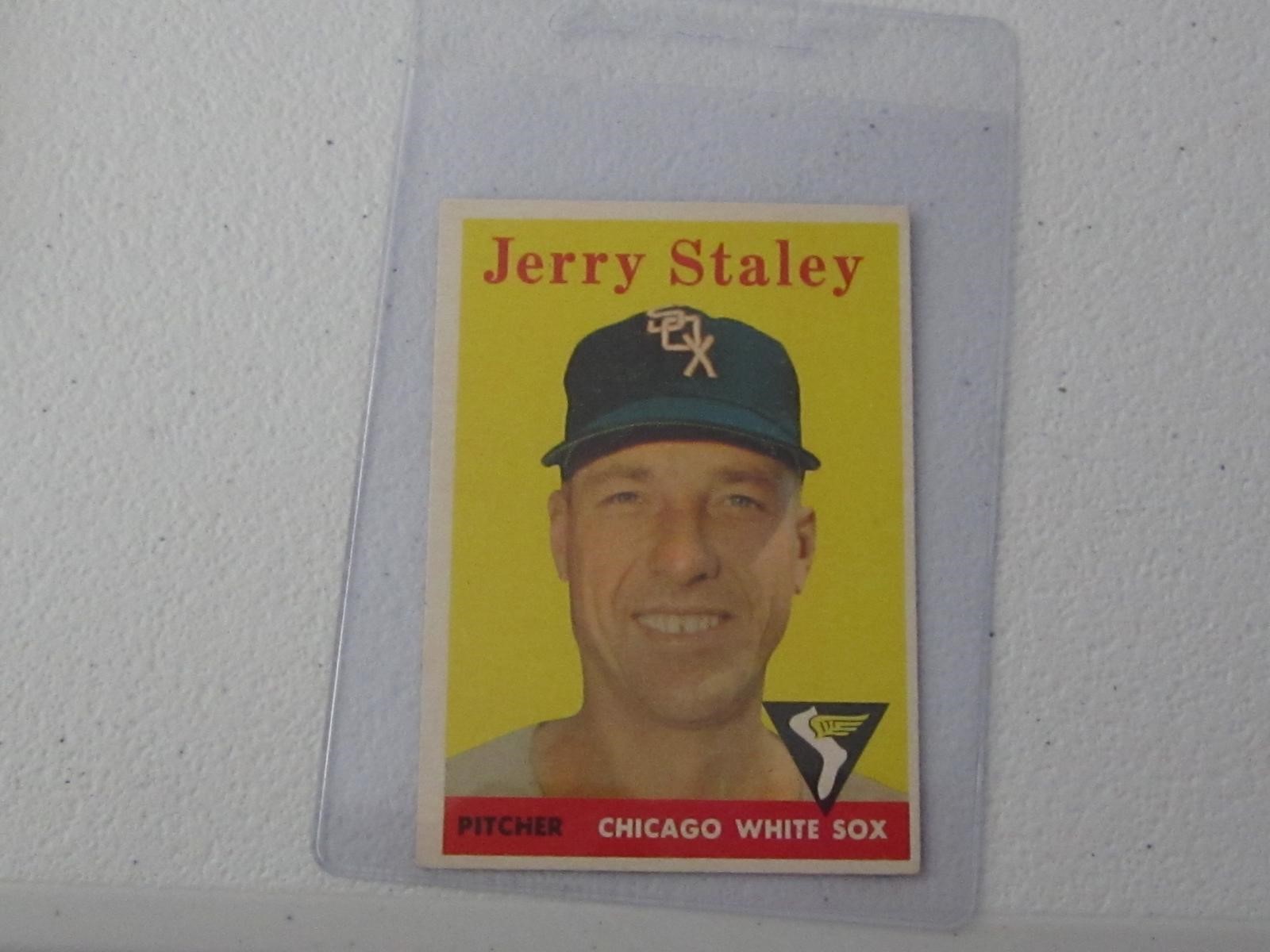 1958 TOPPS JERRY STALEY NO.412 VINTAGE