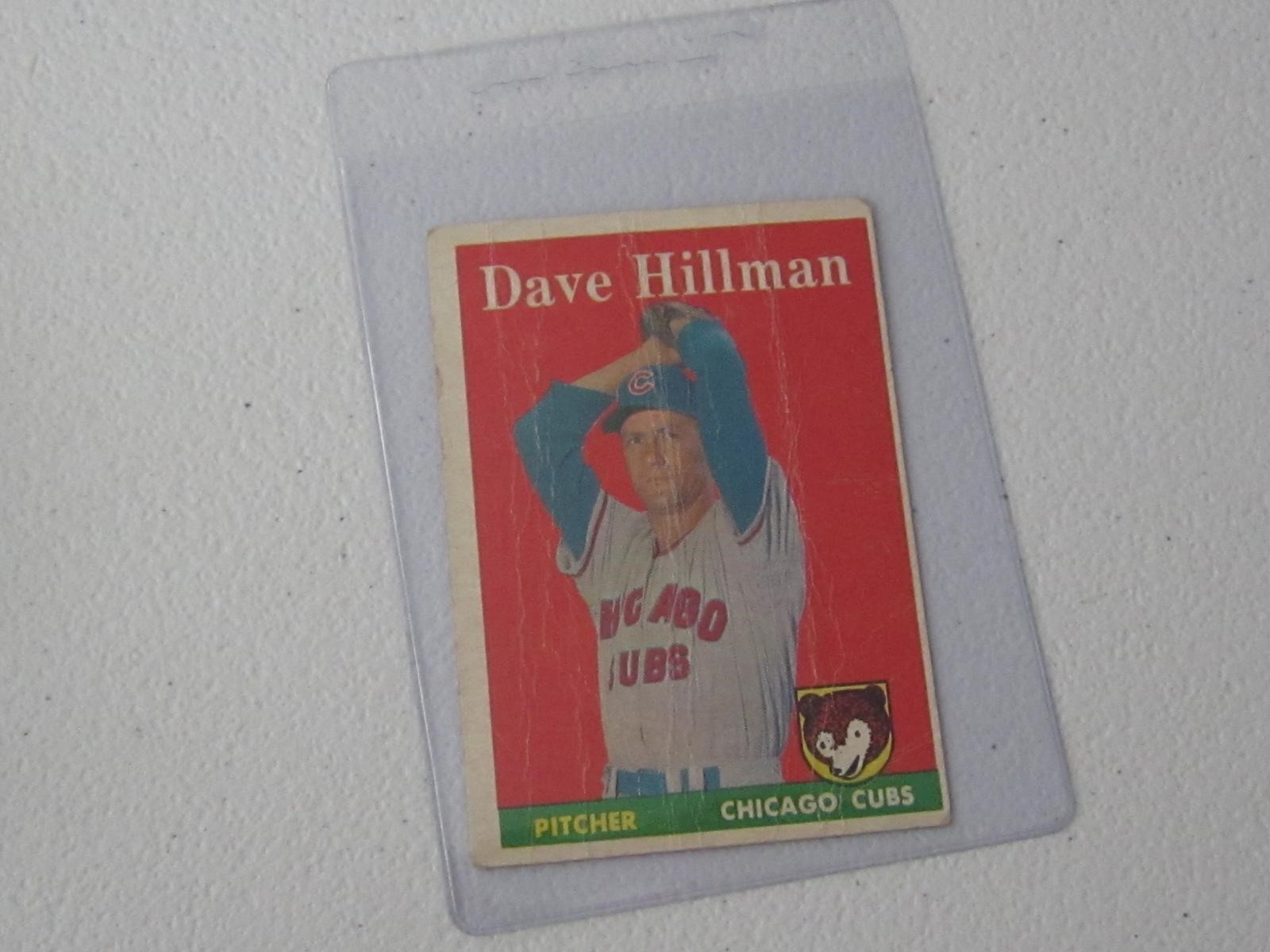 1958 TOPPS DAVE HILLMAN NO.41 VINTAGE