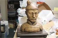 Decorative Chinese Warrior Bust