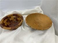 2-Wooden Bowls