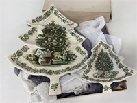 Johnson Brothers Christmas Plates - Set of 2