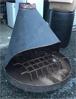 Large Vintage Metal Cooker/Fireplace