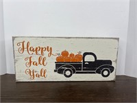 Fall Pumpkin Farmhouse Style Sign
