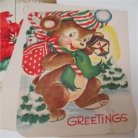 LOT OF VINTAGE UNUSED CHRISTMAS CARDS & BOXES