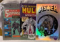 Hulk, Iron Man, and Aster Comics