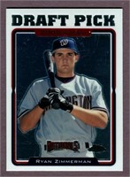 2005 Topps Ryan Zimmerman Washington Nationals 1st