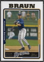 2005 Rare Topps Ryan Braun SP 1st Draft Bonus Rook