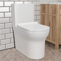 GIVINGTREE Dual Flush Elongated One Piece Toilet