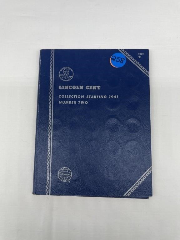 Full Book Lincoln Cent 1941-1974 All P-D-S