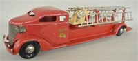 Turner Toys Pressed Steel Fire Ladder Truck