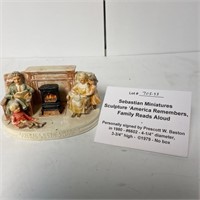 Sebastian Miniatures Family Reads Aloud Figurine