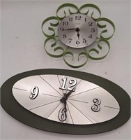 (H) 2 Vtg Battery Operated Clocks not tested.