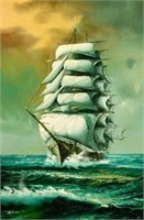 Maritime Painting by Hewitt Jackson.