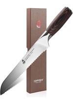 TUO SERRATED BREAD KNIFE 8 INCH - PROFESSIONAL