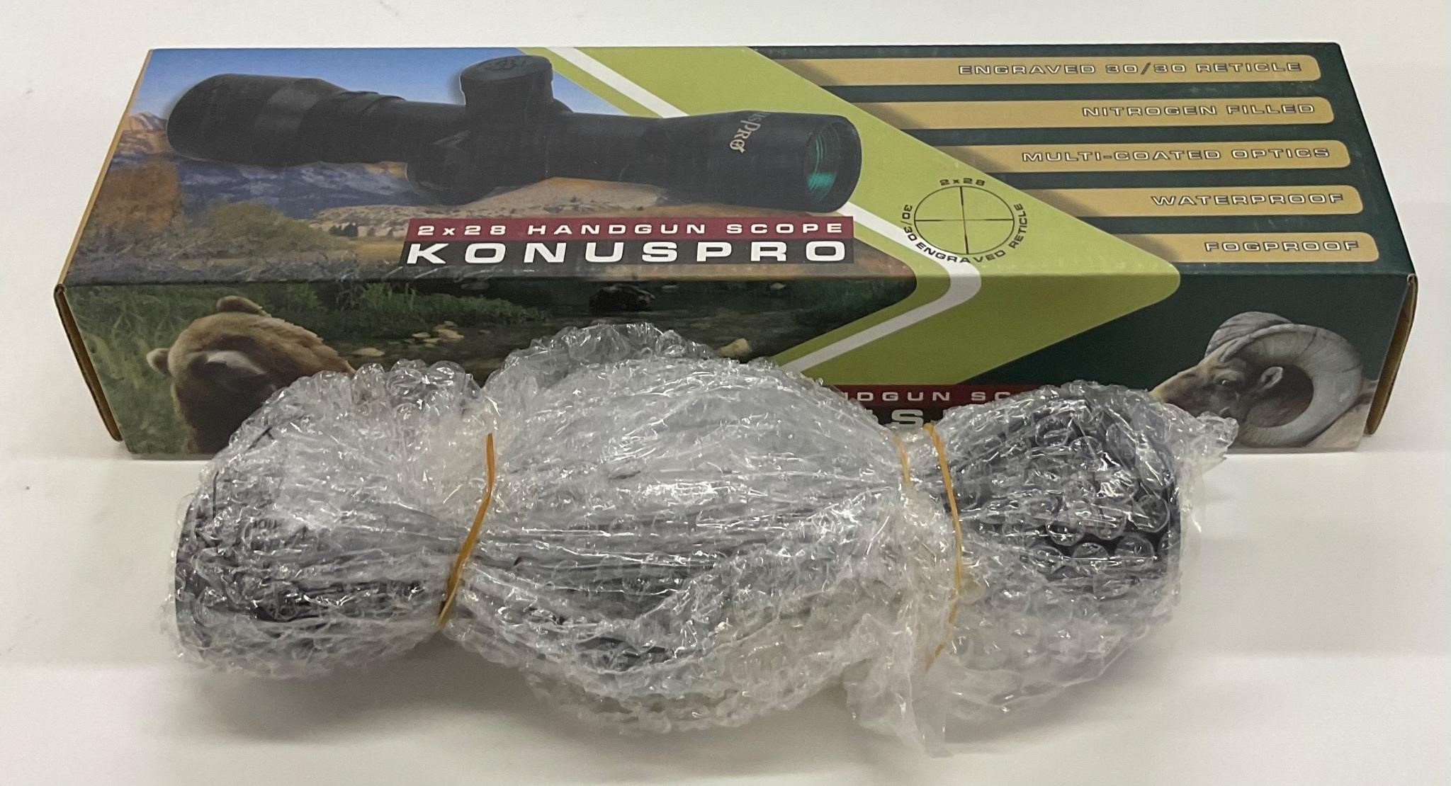 Konuspro 2x28 handgun scope