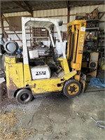 TCM FCG25 Fork lift 
Does turn over