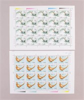 1997 China 50 Cents & 540 Cents Stamp Sheets 2pc