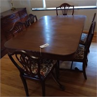 Dining Room Table, 6 Chairs, China Cupboard, Buffe