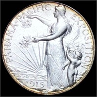 1915-S Pan-Pac Half Dollar UNCIRCULATED